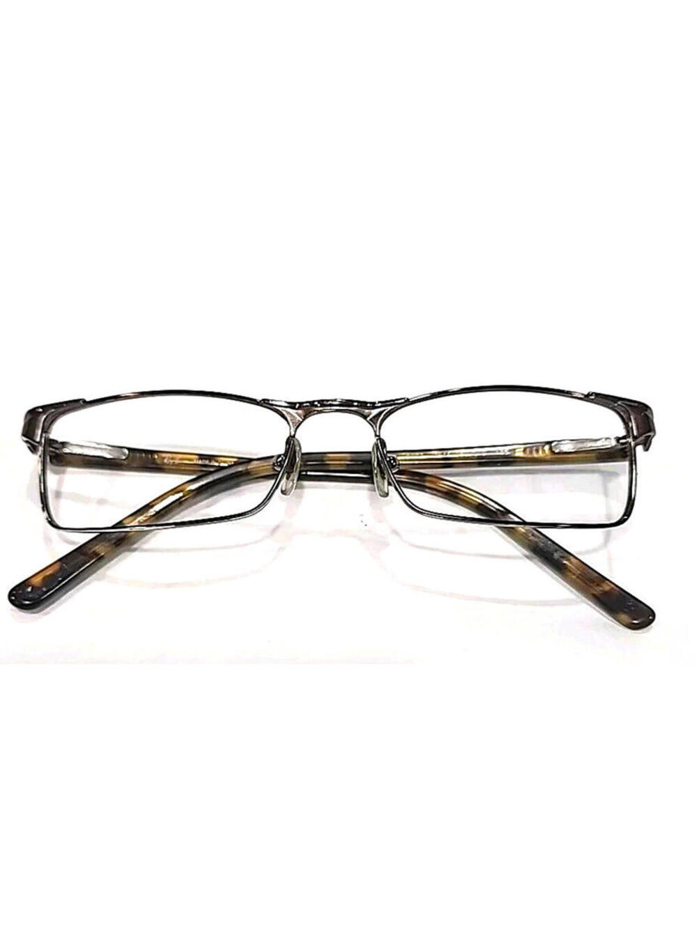 Ray Ban RB6067 2511 Brown Metal Tortoise Rectangle Eyeglasses 50-16 135